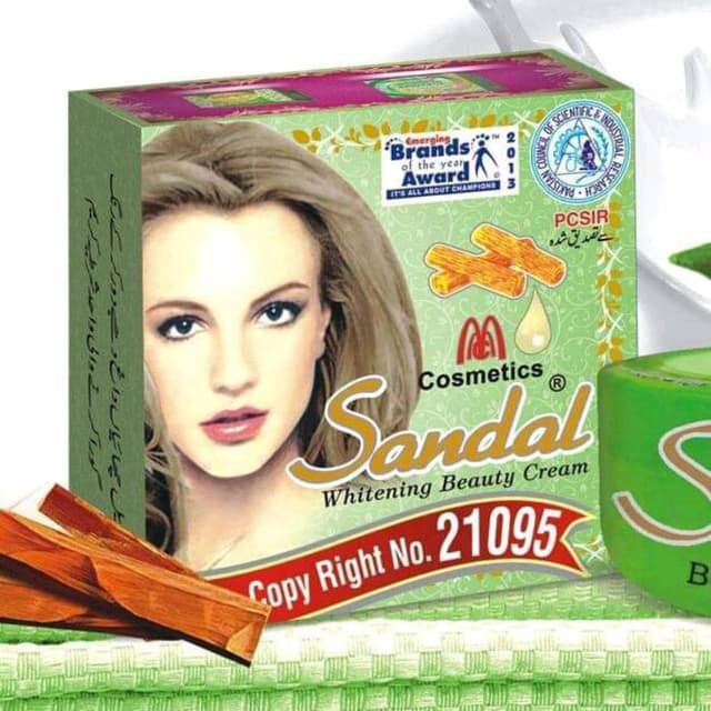Sandal beauty cream